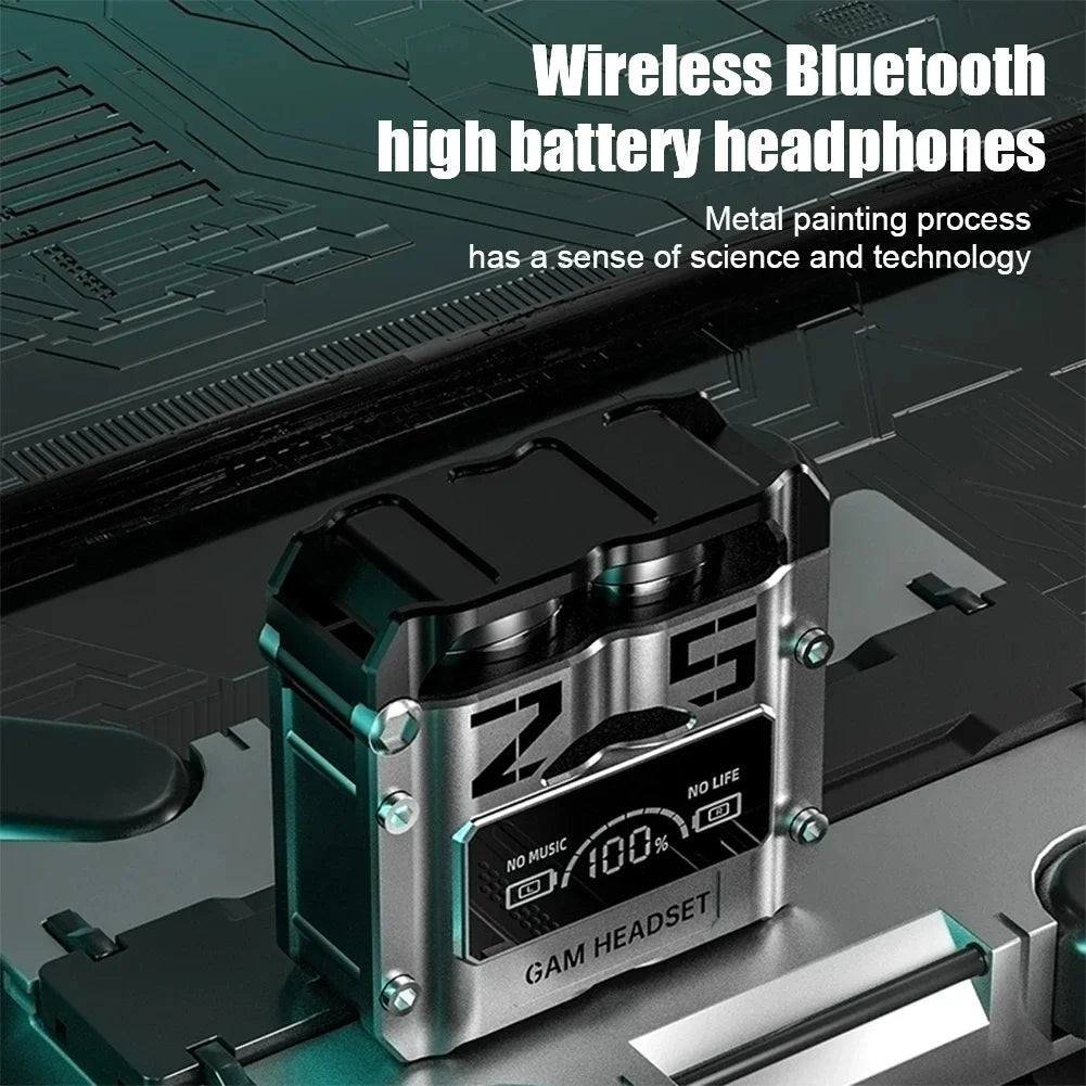 Auriculares Inalámbricos TWS M25 Bluetooth 5.3 con Pantalla LED (Estéreo, Control Táctil, Reducción Ruido)