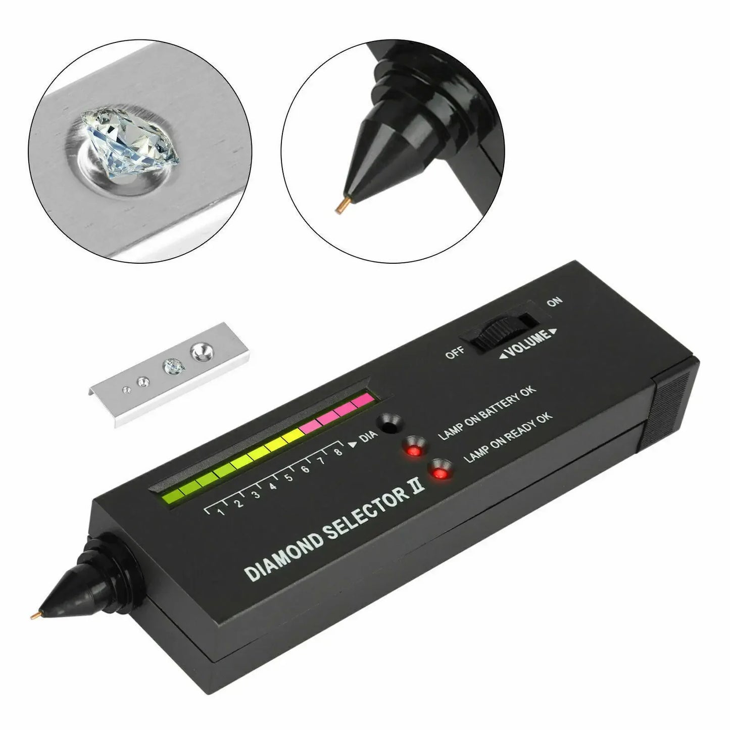 2025 New Diamond Tester Pen Professional High Accuracy Jewelry Diamond Selector Kit With LCD Screen For Gemstone Detection