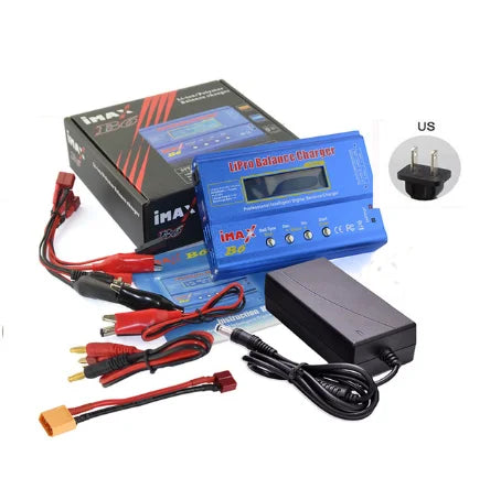 iMAX B6 80W 6A Battery Charger Lipo NiMh Li-ion Ni-Cd Digital RC Balance Charger Lipro Charger Discharger + 15V 6A Adapter