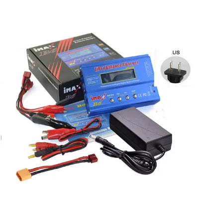iMAX B6 80W 6A Battery Charger Lipo NiMh Li-ion Ni-Cd Digital RC Balance Charger Lipro Charger Discharger + 15V 6A Adapter