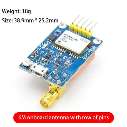 Módulo GPS NEO-6M / NEO-7M / NEO-8M (Micro USB) para Posicionamiento Satelital Arduino/STM32/C51