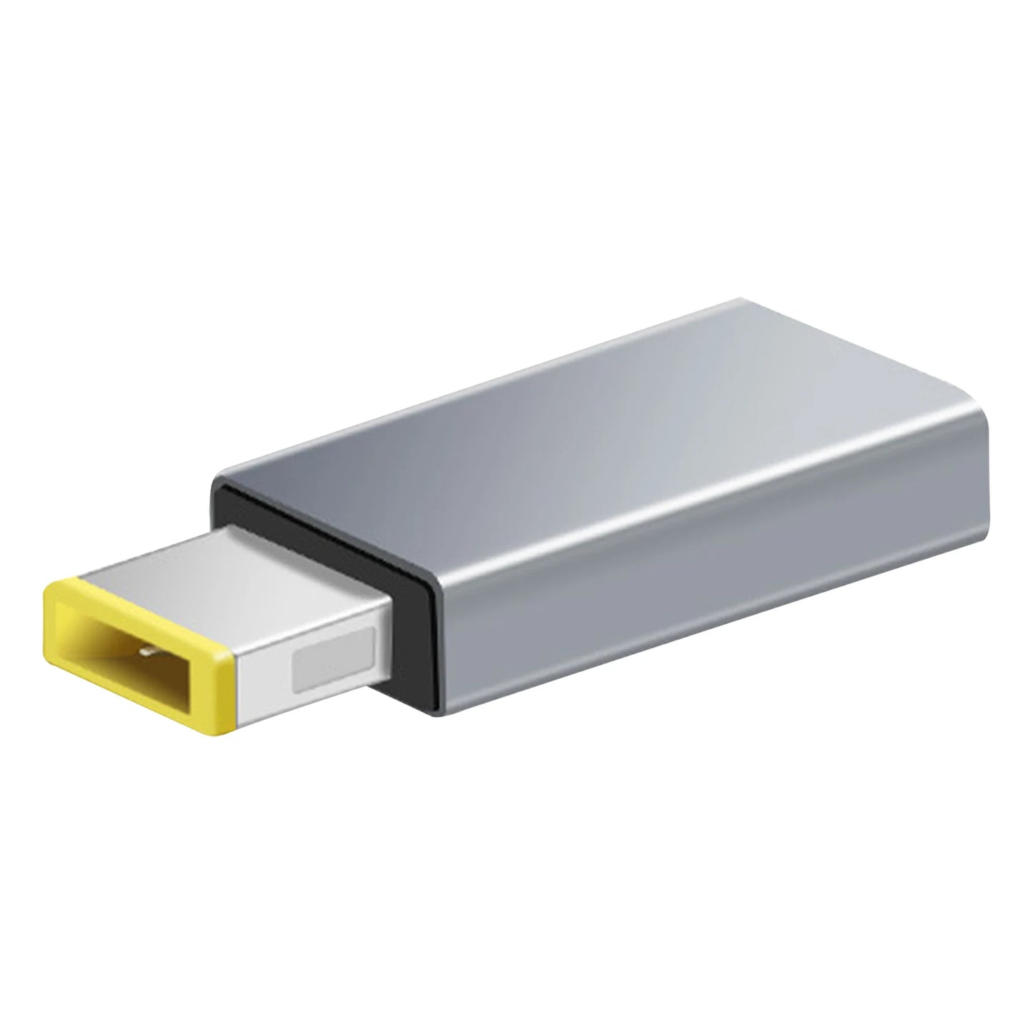 Adaptador Convertidor USB-C Hembra PD a Plug Cuadrado (Slim Tip) para Laptop Lenovo