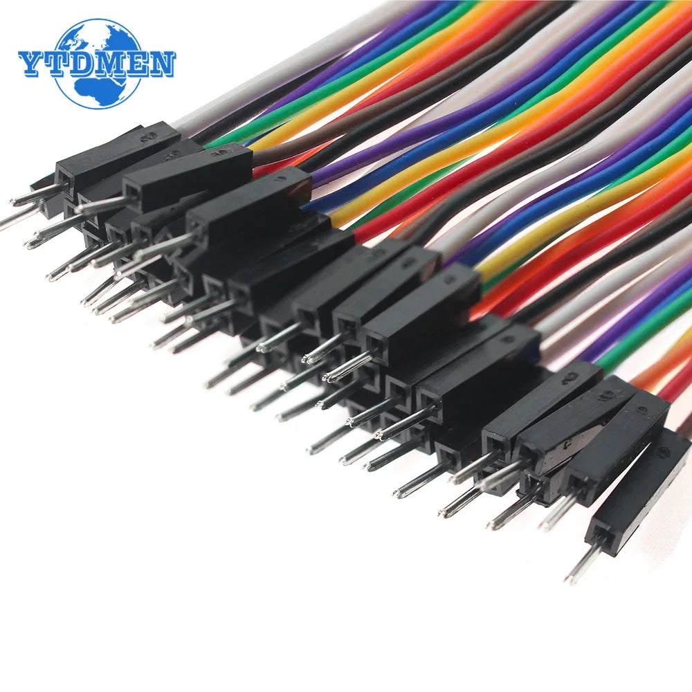 Cable Dupont 20cm (20-40 Unidades) Macho-Macho / Hembra-Hembra / Macho-Hembra para Protoboard DIY