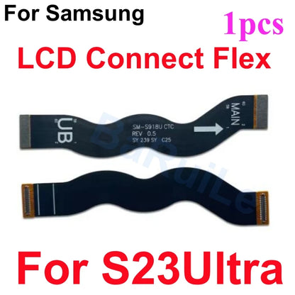 Puerto de carga flexible para Samsung S23 S22 Plus Ultra S901B S901U S906U S908B S S911B S916U S918B placa base conectar Cable USB principal