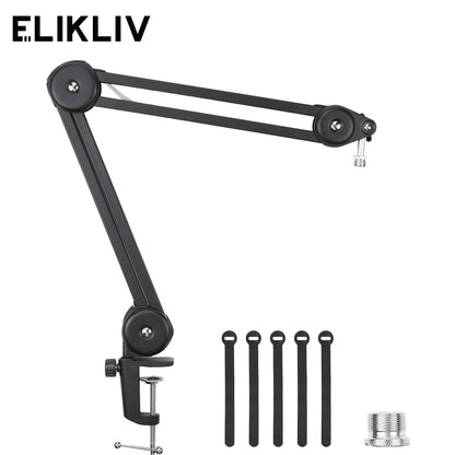 Elikliv Digital Microscope Flexible Arm Suspension Boom Scissor Arm Stand Metal Bracket for DM602 flex