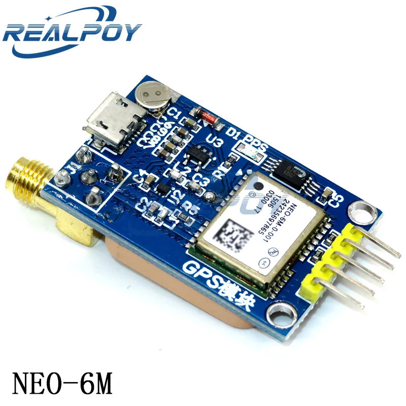 Módulo GPS NEO-6M / NEO-7M / NEO-8M (Micro USB) para Posicionamiento Satelital Arduino/STM32/C51