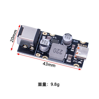 Módulo Carga Rápida CKCS PD 65W USB-C Soporta Apple PD3.1/PPS/QC3.0/Huawei SCP