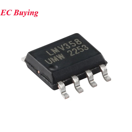 Lote 10/20 Pcs Amplificador Operacional Dual Bajo Consumo Rail-to-Rail LMV358IDR (LMV358) SOP-8