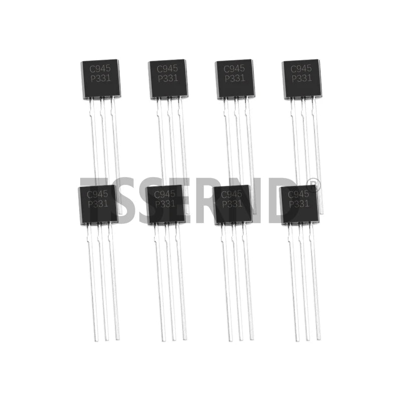 Kit 200 Pcs Transistores BJT PNP/NPN (10 Valores: A1015, BC327, BC337, C1815, S8050, S8850, 2N2222, 2N2907)