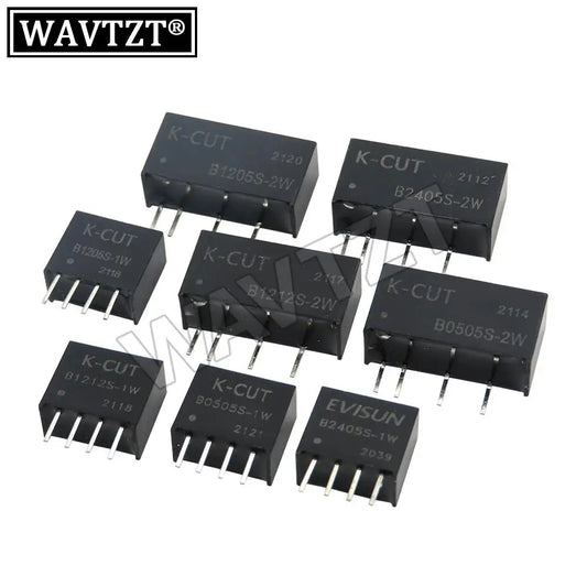 Módulo Fuente Alimentación Regulada Aislada DC-DC 1W/2W (B0505S, B0303S, B1205S, B2405S, B1212S, A1212)
