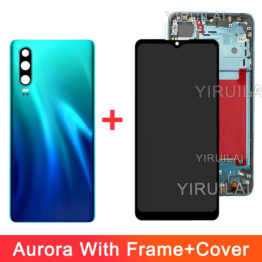 6.1”TFT For Huawei P30 LCD Display With Frame ELE-L29 ELE-L09 ELE-L04 Screen Touch Digitizer Assembly Replacement P30 LCD