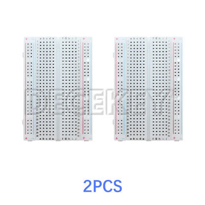 1-10pcs 400 Tie Points Solderless PCB Breadboard Mini Universal Test Protoboard DIY Bread Board for Bus Test Circuit Board