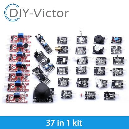 Kit Inicio Módulos Sensores (45 en 1) para Arduino UNO R3/MEGA2560 (Superior a Kit 37 en 1)