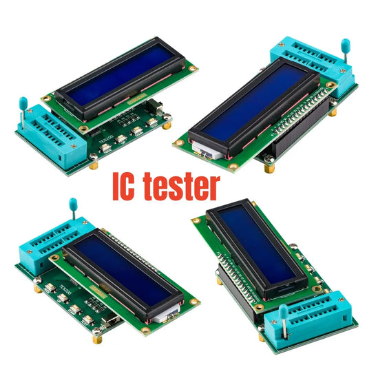 Tester Digital Circuitos Integrados TES200 Verificador Compuertas Lógicas IC Serie 74/40
