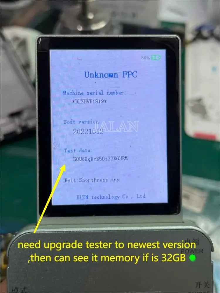DL400 Pro Tester Reparación Pantalla LCD y Expansión IC 32GB para iPhone X a 15 Pro Max / iPad Mini 4/5