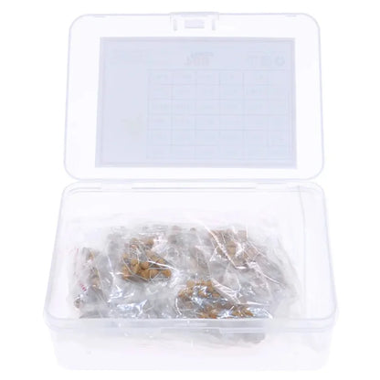 Kit Surtido Capacitor Cerámico Multicapa (8pF-2.2uF, 35 Valores) - Pack 700 Unidades