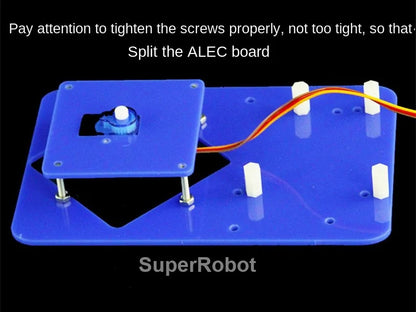 Kit Garra Brazo Robot Manipulador Mecánico Acrílico 4-DOF (Desarmado, para SG90/MG90S) Arduino STEAM