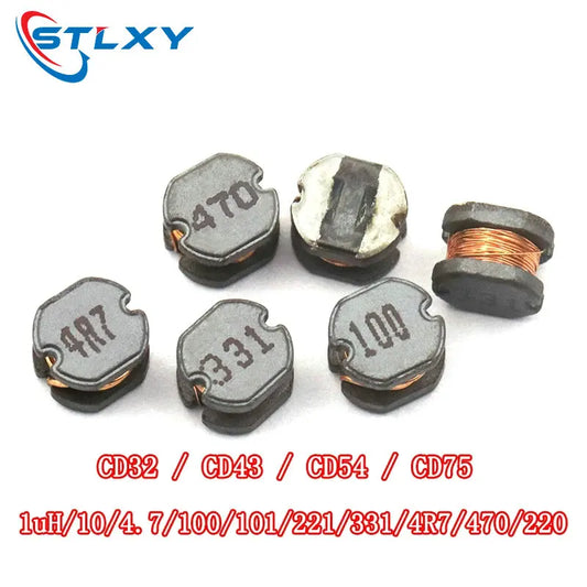 Inductor Potencia Bobinado SMD (CD32/43/54/75) - Varios Valores (4.7uH a 470uH) - Lote 10 Piezas