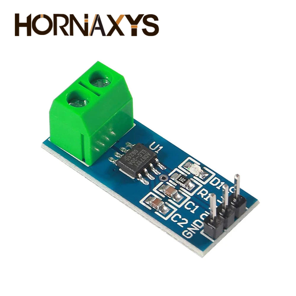 Módulo Sensor Corriente Hall ACS712 (Rango 5A/20A/30A) para Arduino DIY Kit Electrónico (5/10 Unidades)
