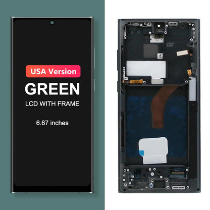 Pantalla AMOLED con Digitalizador Táctil para Samsung Galaxy S22 Ultra (S908/S908B/S908U/S908W/S908E) (Repuesto)