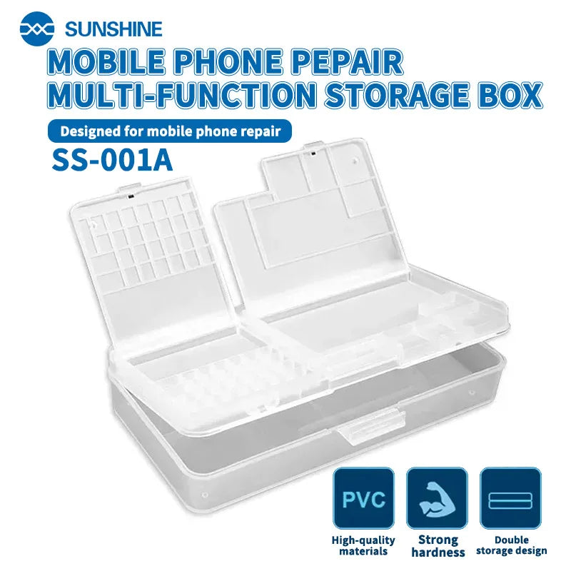 Caja Almacenamiento Multifuncional SUNSHINE SS-001A para Tornillos/Piezas Pequeñas Reparación Móviles/Placa Base