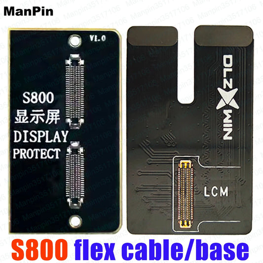 Base Conexión Flex para Tester Inteligente S800/S300 - Prueba Pantalla, Táctil, Corriente, True Tone, Batería