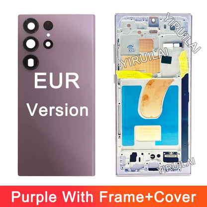 Pantalla LCD con Marco y Digitalizador Táctil para Samsung Galaxy S23 Ultra 5G (S918B/DS / S9180) (Probada)