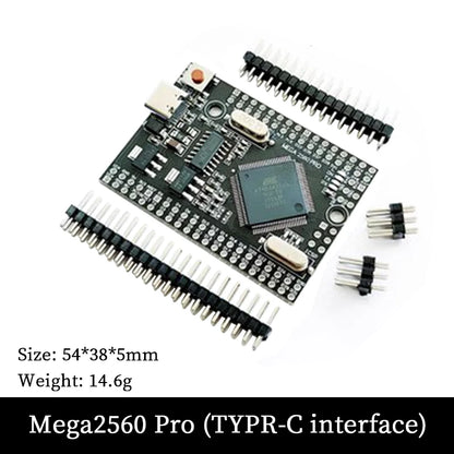 Placa Mega 2560 PRO MINI Micro 5V (Embed, CH340G, ATmega2560-16AU) con Headers Macho compatible Arduino Mega