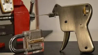 Kit Herramienta Apertura Puertas Acero Inoxidable (Ganzúa/Llave Bump/Pistola Pick) Reparación Cerrajería