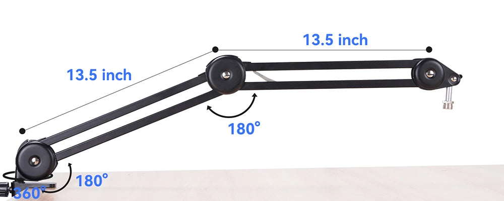 Elikliv Digital Microscope Flexible Arm Suspension Boom Scissor Arm Stand Metal Bracket for DM602 flex