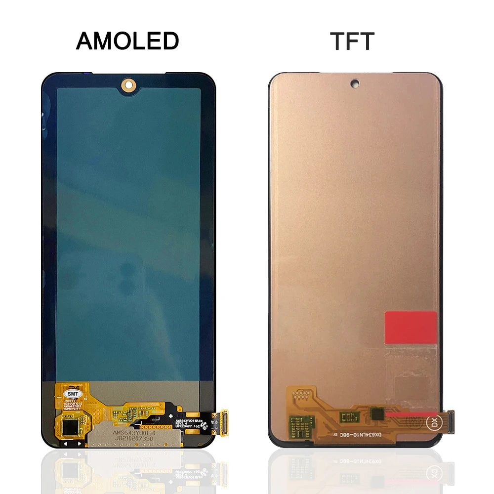 6.43"AMOLED Display For Xiaomi Note 10 4G LCD Display Touch Screen Digitizer Assembly For Redmi Note 10S M2101K7AI M2101K7BG