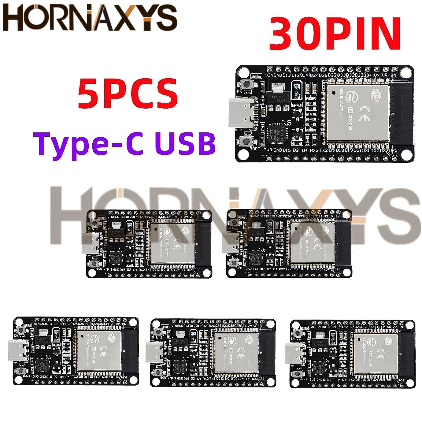 Placa Desarrollo ESP32 (ESP-32/ESP-32S) WiFi + Bluetooth Doble Núcleo Bajo Consumo (Similar ESP8266) (1-10 Unidades)