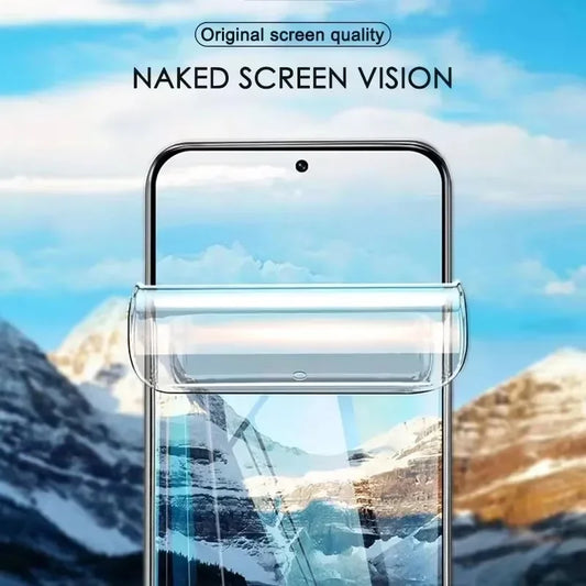 Film Hidrogel Protector Pantalla para Samsung Galaxy S8-S24 Ultra/Plus/FE / Note 9/10/20 Plus (5 Unidades)