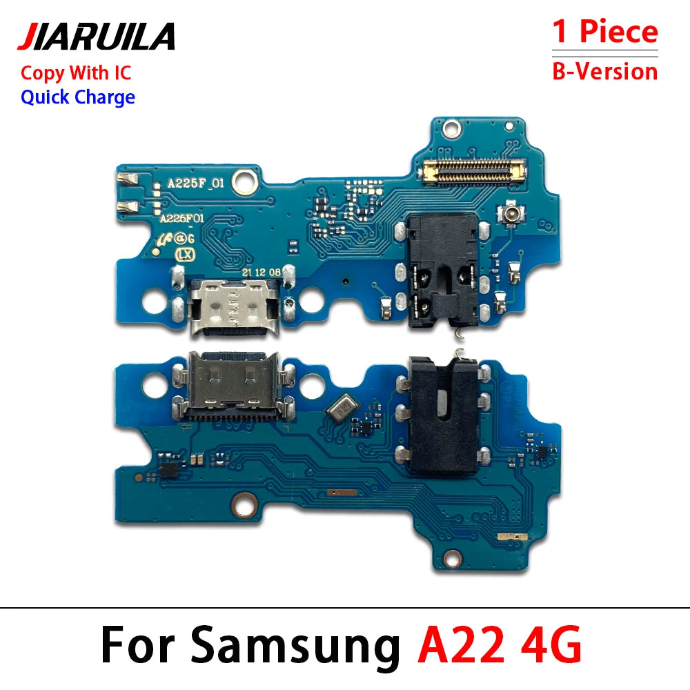 Flex Cable Carga USB para Samsung A22/A32/A42 (4G/5G) - Repuesto Conector Dock (Testado)