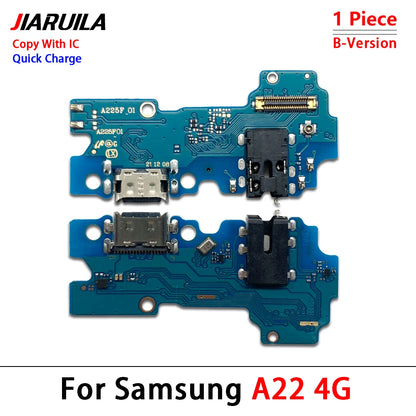 Flex Cable Carga USB para Samsung A22/A32/A42 (4G/5G) - Repuesto Conector Dock (Testado)