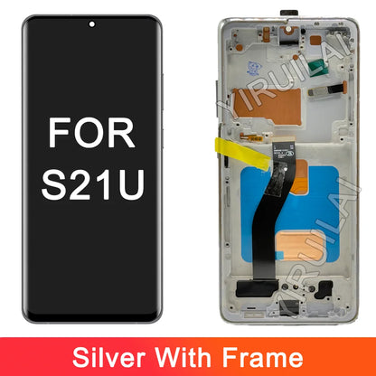 TFT S21 Ultra LCD para Samsung Galaxy S21 Ultra G998B G998B/DS pantalla Lcd reemplazo de montaje de pantalla táctil Digital