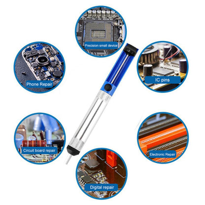 Pluma Succión Estaño Eléctrica AC 110V/220V (Cautín 30W) Máquina Desoldadora Succión Vacío PCB Herramienta Soldadura
