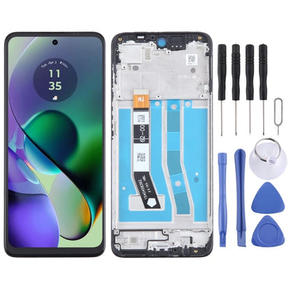 6.5-inch LCD Screen with Frame For Motorola Moto G54 5G Phone Display and Digitizer Full Assembly Replacement Part