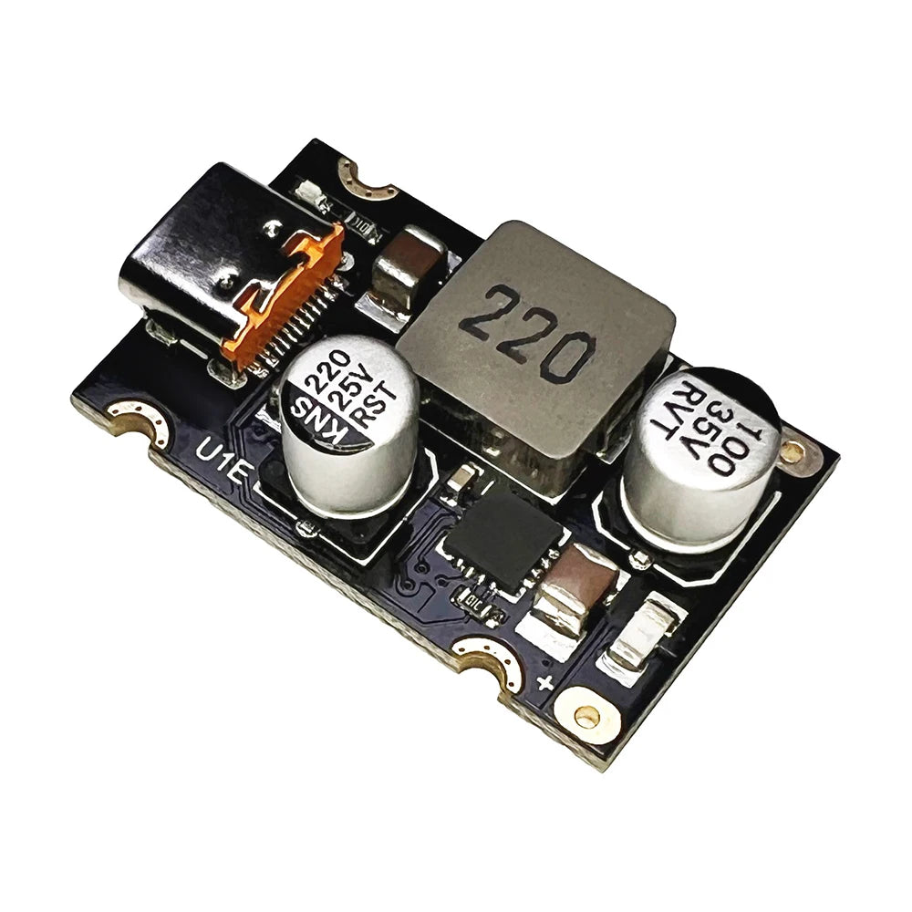 Módulo Carga Rápida PD 65W USB-C Soporta PD3.1/QC3.0/SCP/PPS para Arduino DC 8-30V