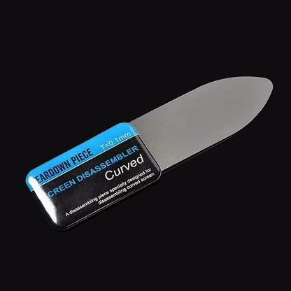 Herramienta Metálica Spudger Palanca Apertura Pantalla LCD Curva Teléfono Móvil (Ultra Delgada Flexible Desmontaje) (1 Unidad)