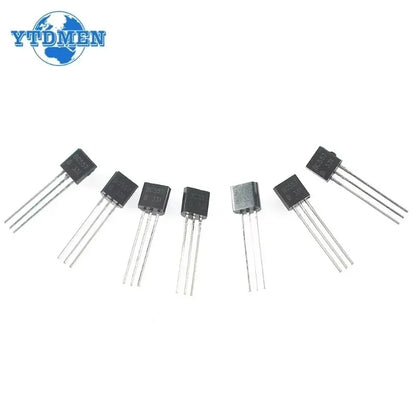 Kit Transistores NPN BC547B + PNP BC557B TO-92 (25 de c/u, Total 50 Piezas)