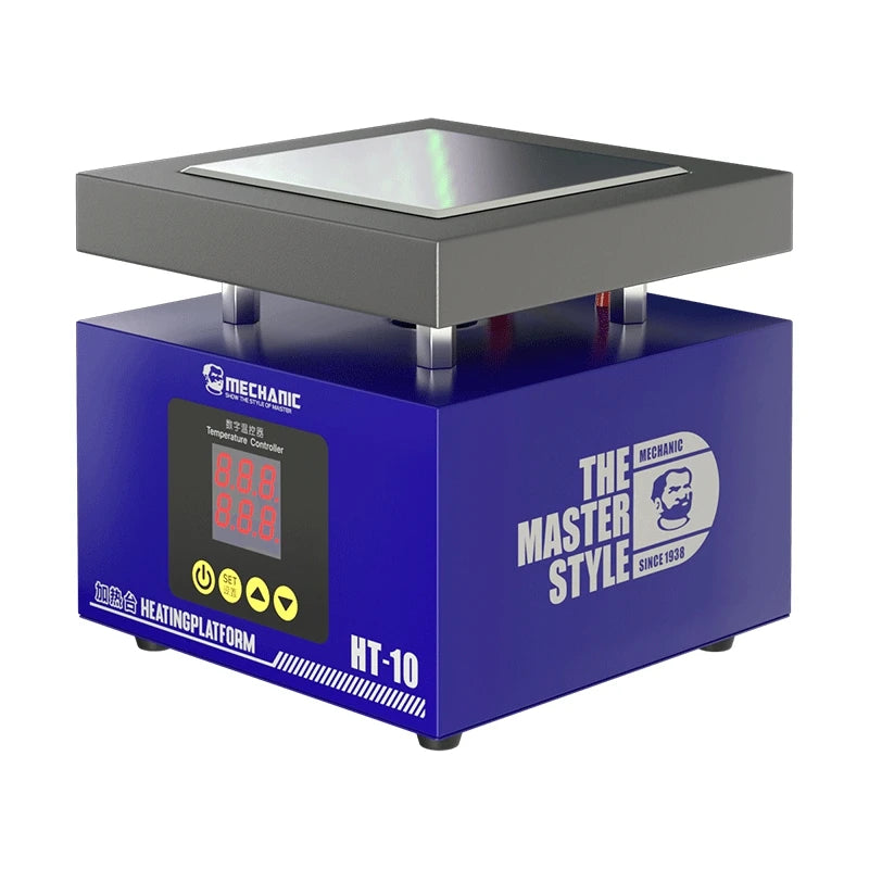 Heating Table MECHANIC HT-10 Smart CNC Constant Temperature Heat Iron Double Digital Display for PCB BGA Preheating Repair Tools