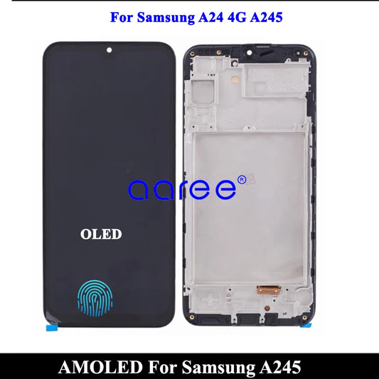 Pantalla LCD OLED AMOMLED para Samsung A24 4G A245 LCD para Samsung A24 4G A245 pantalla LCD MONTAJE DE digitalizador táctil