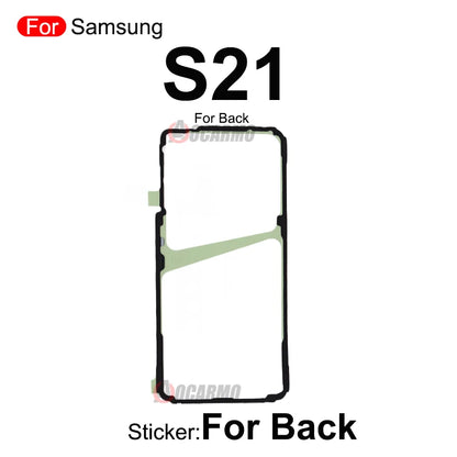 Adhesivo Doble Cara para Pegado Pantalla LCD Frontal y Tapa Batería Trasera Samsung Galaxy S21/S21+/S21FE/S21 Ultra