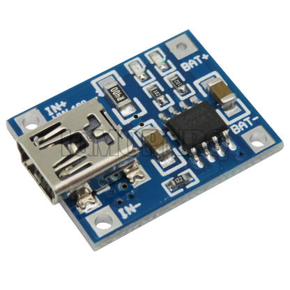 5pcs 5V Micro USB 1A 18650 TP4056 Lithium Battery Charging Board With Protection Charger Module 1A
