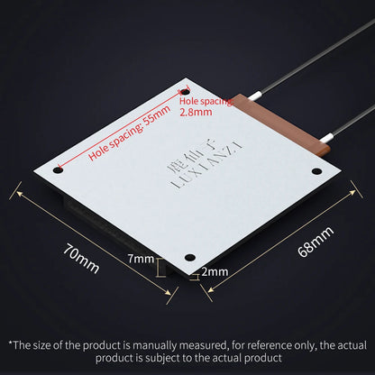 LUXIANZI Aluminum Led Remover BGA Desoldering Station PTC Fever Plate Preheating LCD Strip Chip Repair Thermostat Heating Plate