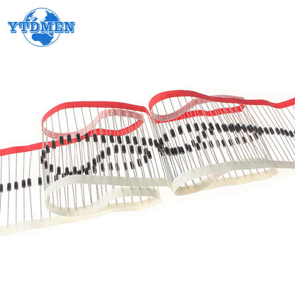 Kit Surtido Diodos THT DO-41/DO-35/DO-15 (Rectificador/Schottky/Switching) - Varios Tipos (100/200 Piezas)