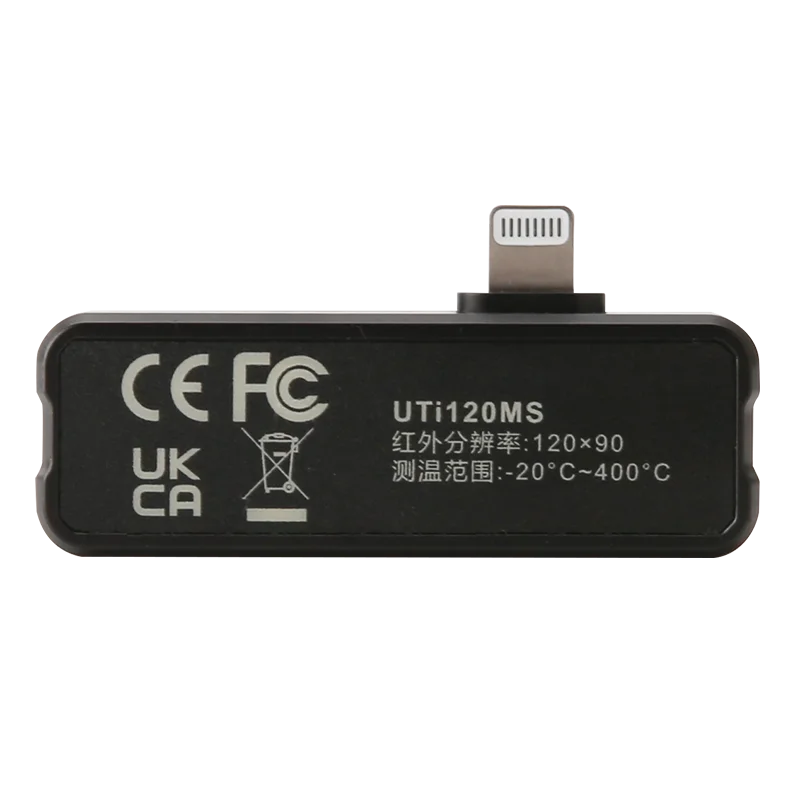 Termógrafo UNI-T UTi120MS para iPhone (iOS) - Cámara Térmica USB-C Detección PCB/Calefacción Suelo