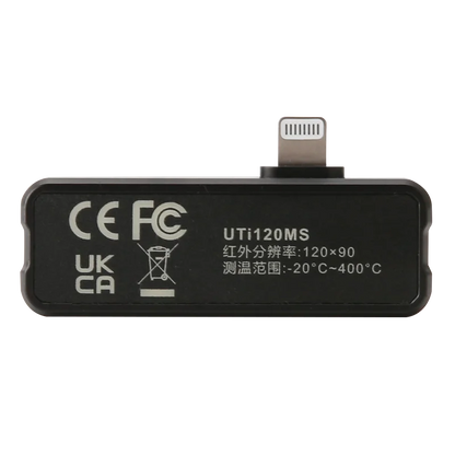 Termógrafo UNI-T UTi120MS para iPhone (iOS) - Cámara Térmica USB-C Detección PCB/Calefacción Suelo