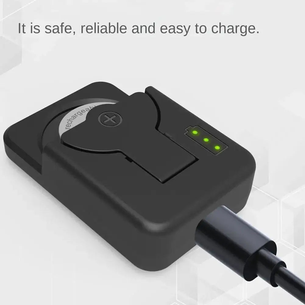 Mini Cargador Universal Portátil para Baterías Pila Botón (LIR2016/LIR2025/LIR2032/LIR1025) con Indicador LED